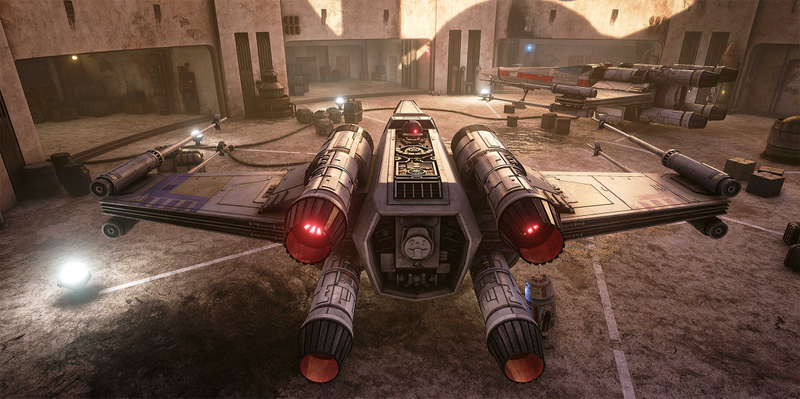 Illustration for article titled The Unreal Engine 4 Recreation of Star Wars Looks Real Good